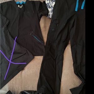 BIO Bring It On Black Scrub Set Size S